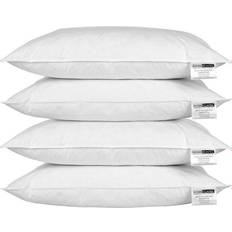 Homescapes Duck Feather 4 Complete Decoration Pillows White