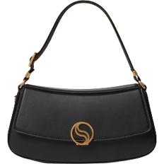 Stella McCartney S-Wave Shoulder Bag - Black