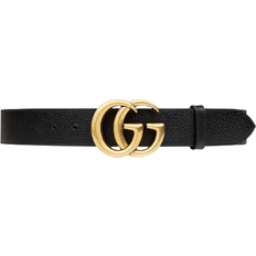 Gucci Double G Buckle Belt - Black