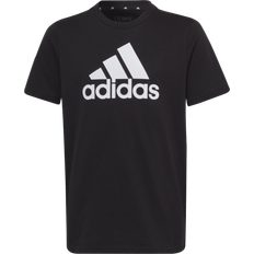 adidas Essential Big Logo Cotton T-shirt - Black/White