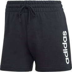 White - Women Shorts Adidas Women's Essentials Linear French Terry Shorts