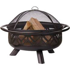 Endless Firebowl with Geometric Design