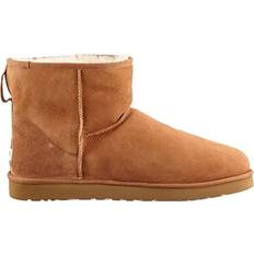 Brown - Women Ankle Boots UGG Classic Mini W - Chestnut