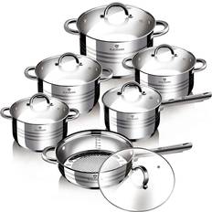 Blaumann Gourmet Jumbo Cookware Set with lid 12 Parts