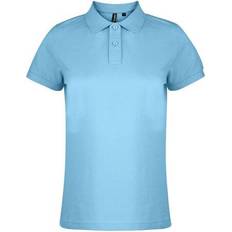 ASQUITH & FOX Women’s Classic Fit Polo Shirt - Cornflower