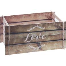 Ginger Ray Party Decorations Wooden Effect Card Wedding Crate