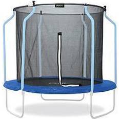 Plum 8ft Wave Springsafe Trampoline And Enclosure With Mist