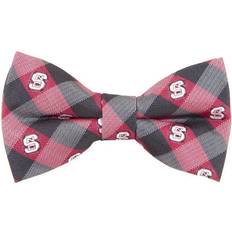 Eagles Wings Adult NCAA Check Woven Bow Tie, Red