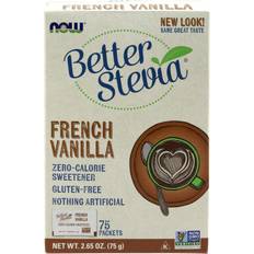 Now Foods BetterStevia French Vanilla Zero-Calorie Sweetener 75.13g 75pcs