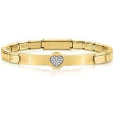 Nomination Heart Bracelet - Gold/Transparent