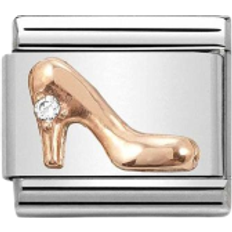 Nomination Composable Classic Link Ladies Shoe - Silver/Rose Gold/Transparent