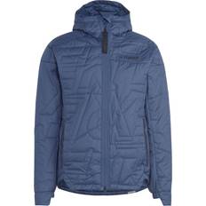 Adidas Men's Terrex Myshelter Primaloft Hooded Padded Jacket - Blue