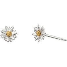 Daisy Bellis Stud Earrings - Silver/Gold