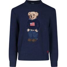 Polo Ralph Lauren Flag Bear Knitted Sweater - Navy