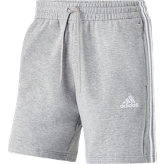Cotton Shorts Adidas Essentials French Terry 3-Stripes - Medium Grey Heather