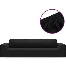 Beige Loose Covers vidaXL 4-Seater Stretch Loose Sofa Cover White, Black, Beige, Grey