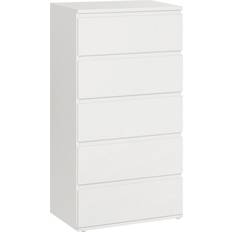 Homcom Minimalist White Chest of Drawer 55x100cm