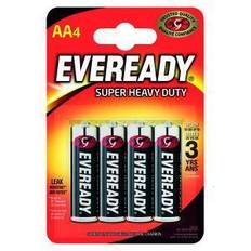 Eveready Super Heavy Duty AA Batteries (4 Pack)