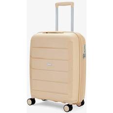 Beige Suitcases Rock Luggage Tulum 8 Wheel