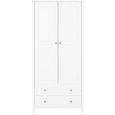 Furniture To Go Tromso 2 Door 2 Drawer Off White Wardrobe 89x195cm