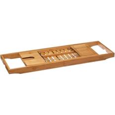 5 Five Bathtub Shelf Bamboo Serving Tray