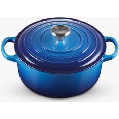Ceramic Hob Other Pots Le Creuset Signature Cast Iron Round with lid