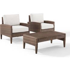 Crosley Furniture Capella 3 Outdoor Lounge Set