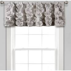 Lush Decor Riley Curtain Sheer Ruffled