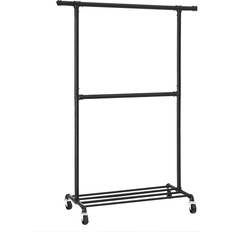 Black Clothes Racks Songmics Industrial on Double Garment Clothes Rack