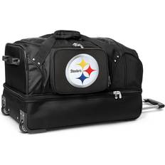 Mojo Pittsburgh Steelers Black Drop Bottom Rolling Duffel Bag