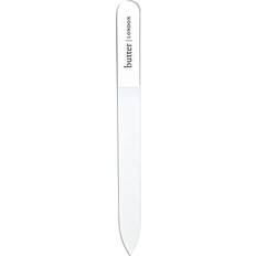 LONDON Signature Glass Nail File, Laser-Etched Grind Surface, Reusable, Prevents Breakage