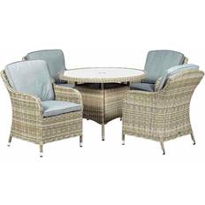 Blue Patio Dining Sets Royalcraft Wentworth 4 Round Imperial Patio Dining Set