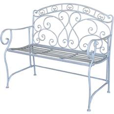 GlamHaus Shabby Garden Bench