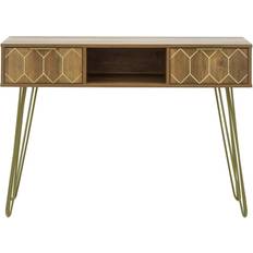 GFW Orleans Brown Console Table 39.5x115cm