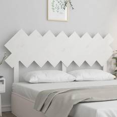 vidaXL 159.5 Solid Pine Bed Headboard