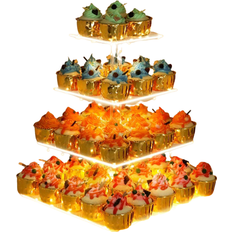 Plastic Cake Stands YestBuy 4 Tier Cupcake Cake Stand