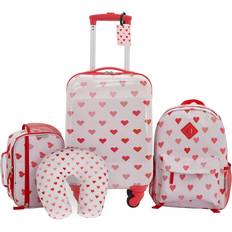 TCL Club 5-Pc Luggage Set Spinner Heart