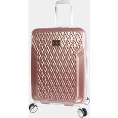 Gold Luggage Bebe Stella Carry-On Hardside Spinner Luggage Rose Gold