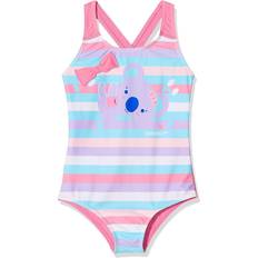 Speedo Girl's Koko Koala Crossback Swimsuit - Purple/Pink (810902D8189)