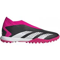 Adidas Laced - Turf (TF) Football Shoes adidas Predator Accuracy.3 Laceless Turf - Core Black/Cloud White/Team Shock Pink 2