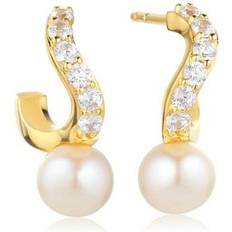 Sif Jakobs Ponza Creolo - Gold/Pearl/Transparent