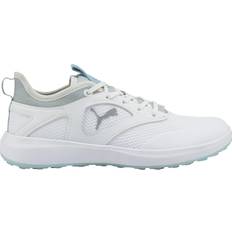 Silver - Women Golf Shoes Puma Women's Ignite Malibu Spikeless Golf Shoes