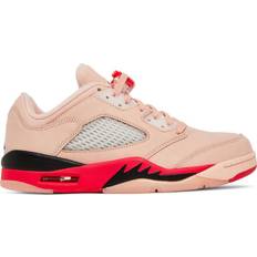 Pink - Women Basketball Shoes Nike Air Jordan 5 Low W - Arctic Pink