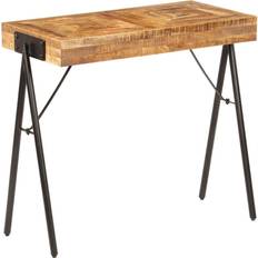 vidaXL Solid Mango Wood Console Table