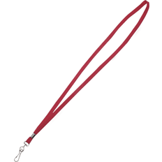 Advantus 24/BX Red Deluxe Neck Lanyard with J-Hooks