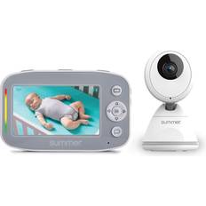 Summer Baby Monitors Summer Infant Baby Pixel Cadet 4.3" Lcd Video Baby Monitor In White White 4.3in