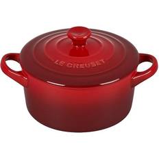 Le Creuset Mini Casseroles Le Creuset 14 Cerise Mini Round Cocotte with lid