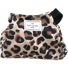 The Flat Lay Co. Leopard Print Makeup Bag
