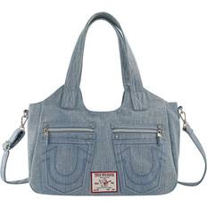 True Religion Horseshoe Stitch Tote - Blue