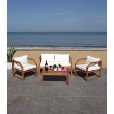 Safavieh Dren Natural Outdoor Lounge Set